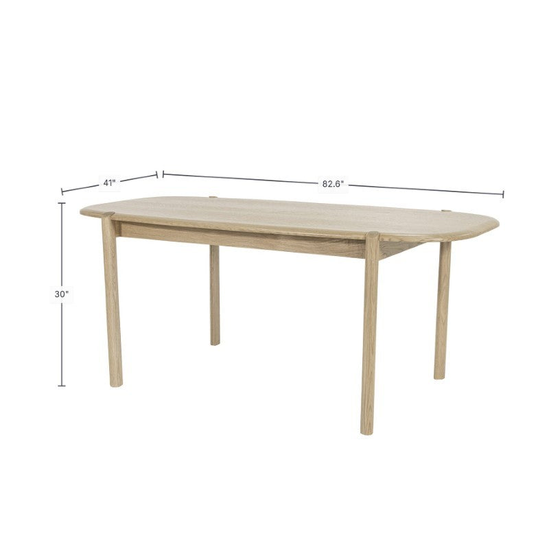 Runway 82" Dining Table - Light Oak