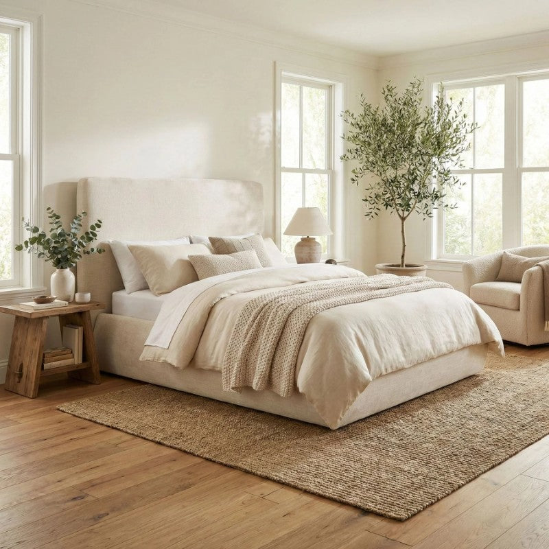 Oceana King Bed - Taupe