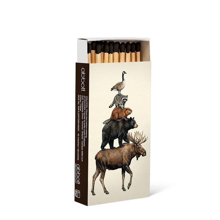 Canadian Animals Matches. 45 Sticks