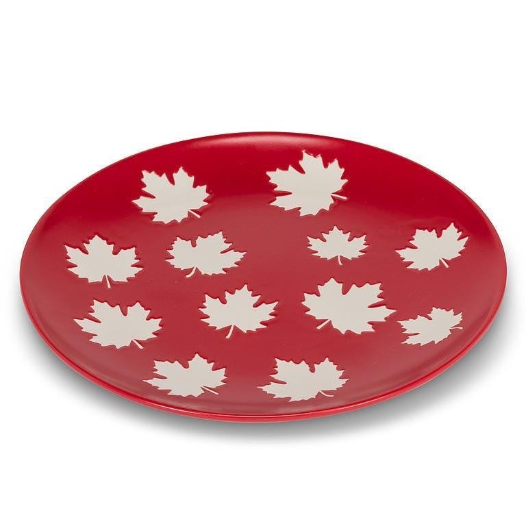 Small 8" Plate with Maple Leaves