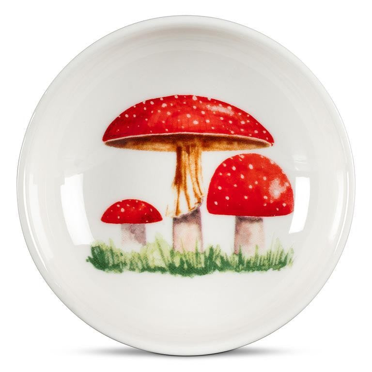 Small 3" Dish with Mushrooms