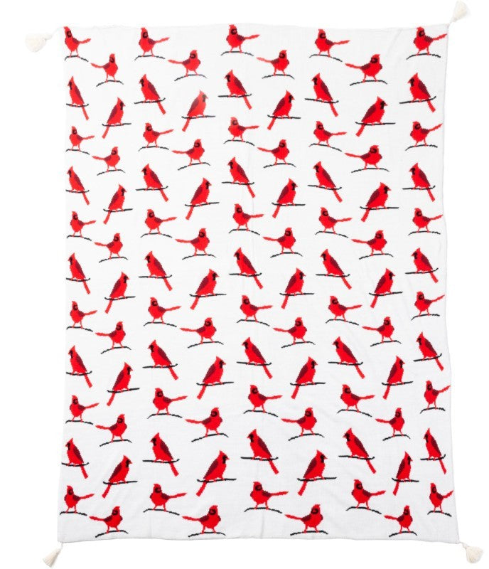 Cardinals 50" x 60" Knit Blanket