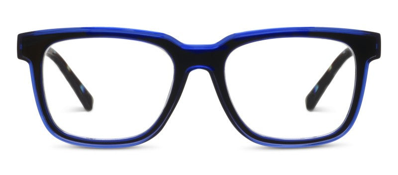 Cliff Black/Cobalt Tortoise — Blue Light Reading Glasses