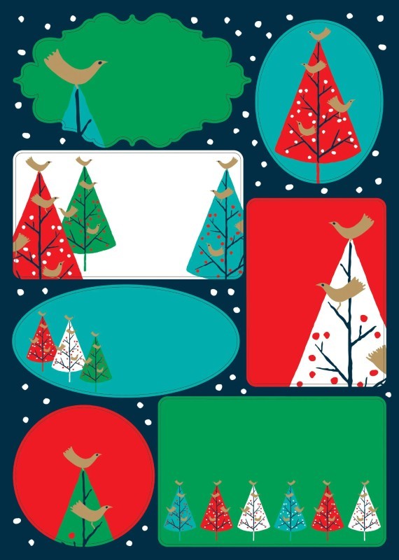 Trees Gift Tags