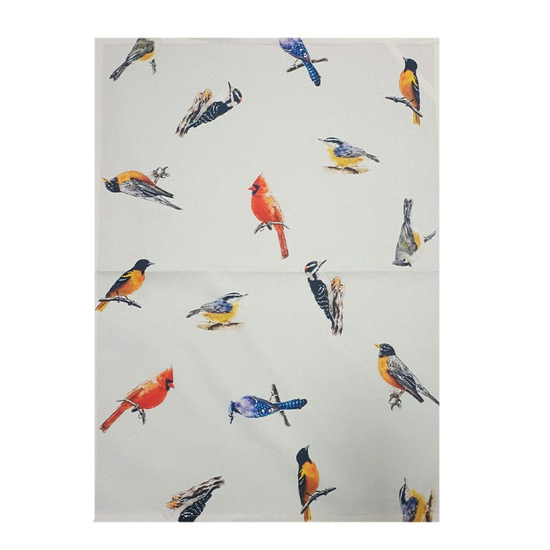 Multi Birds Tea Towel