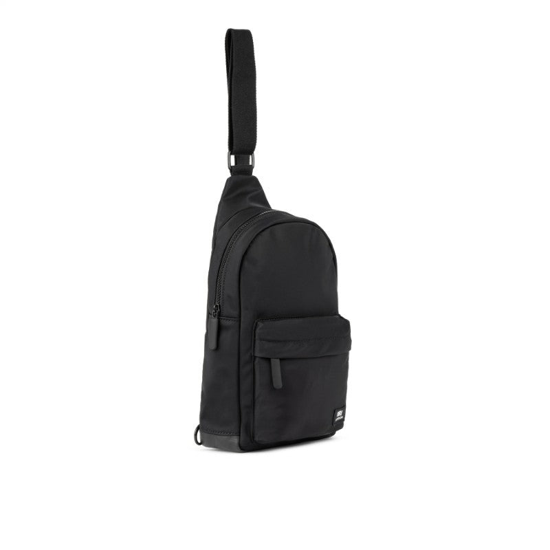 All Black Willesden Sling Bag in Black