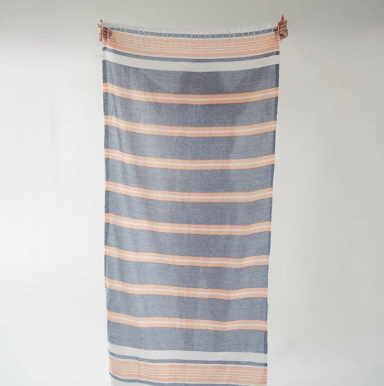 Pokoloko St Lawrence Turkish Towel - Denim Glow