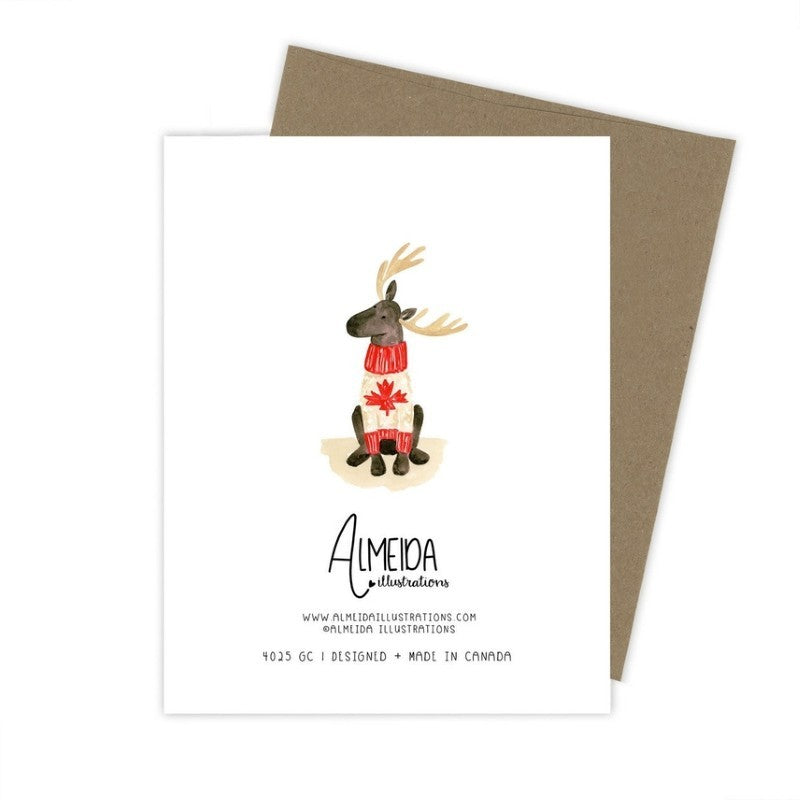 Canadian Moose Greeting Card