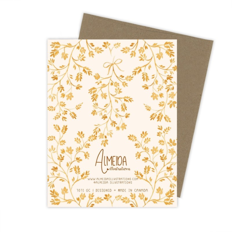 Ornate Wedding Card