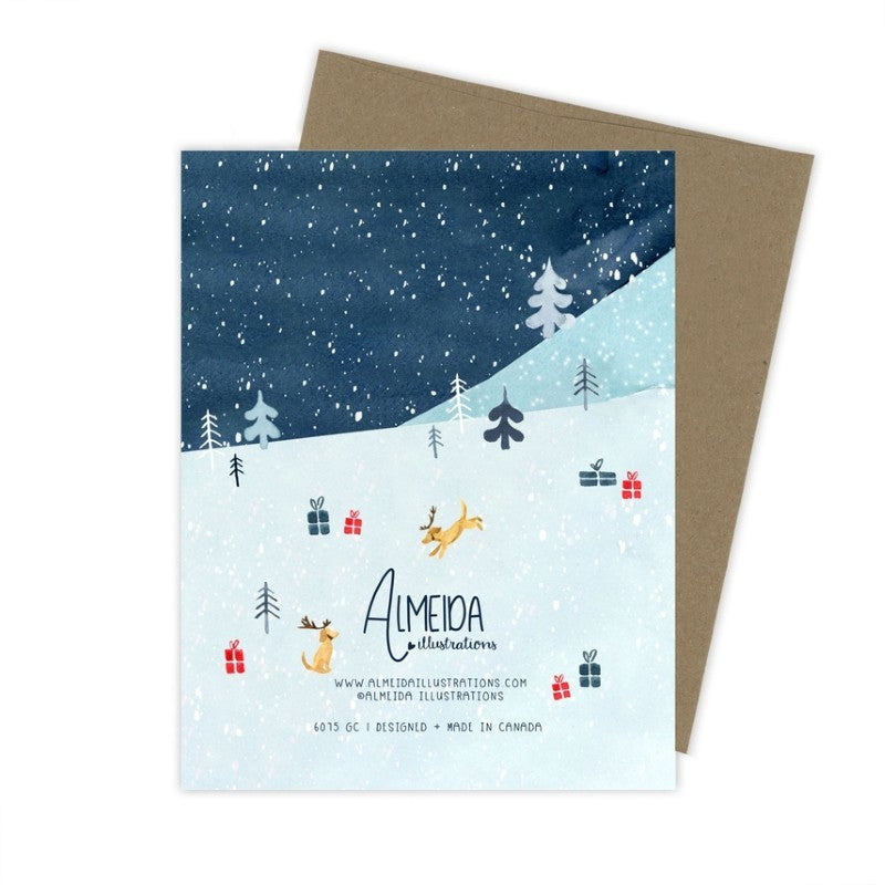 Ice Rink Christmas Card