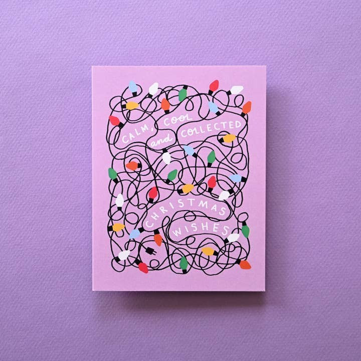 Calm Cool &amp; Collected Holiday Cards, Box of 8