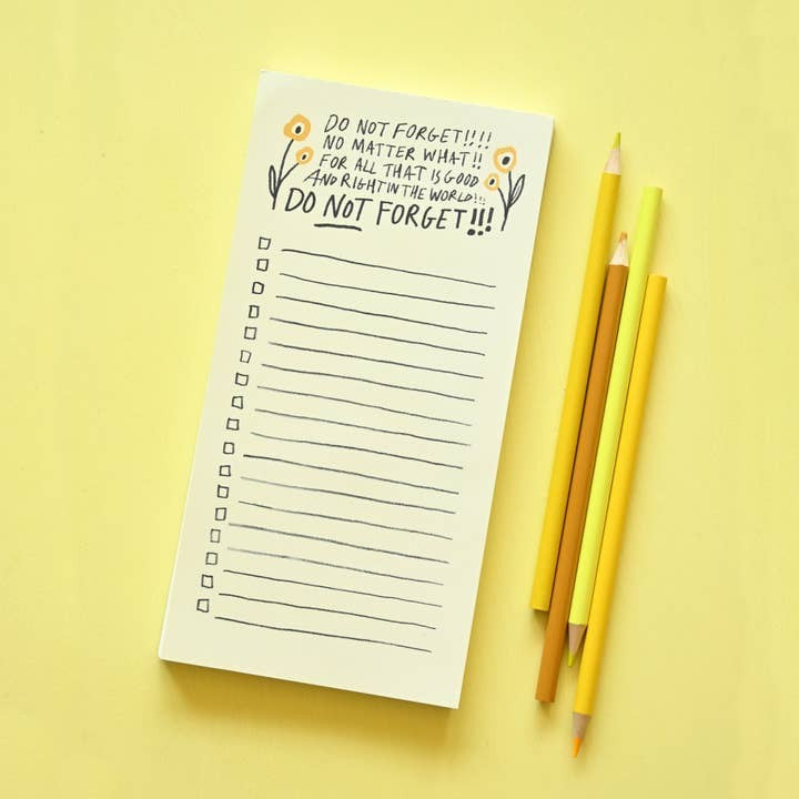 Do Not Forget Notepad