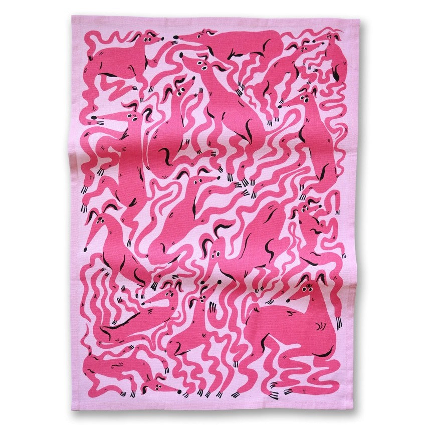 Todd the Dog Tea Towel