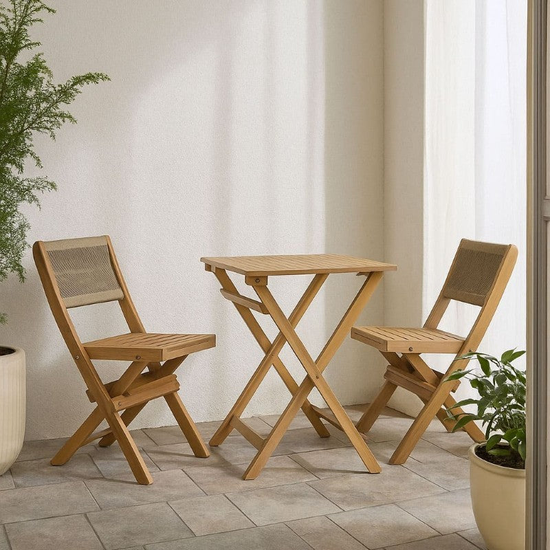 Foldable Bistro Set (1 Table &amp; 2 Chairs)