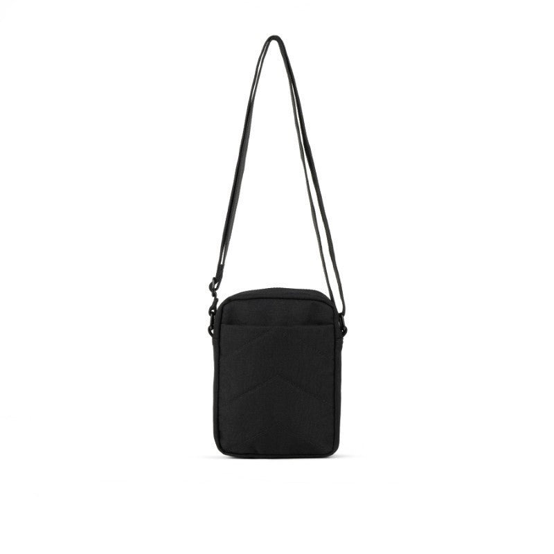 All Black Bond Pocket Crossbody Bag in Ash