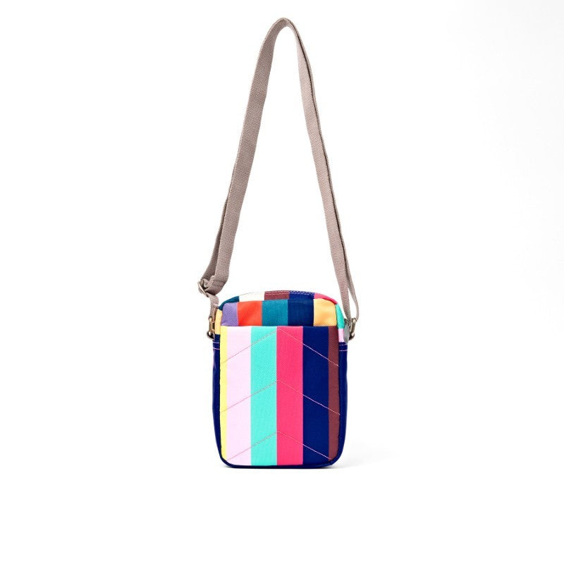 Bond Pocket Crossbody Bag in Wide Multi Stripe