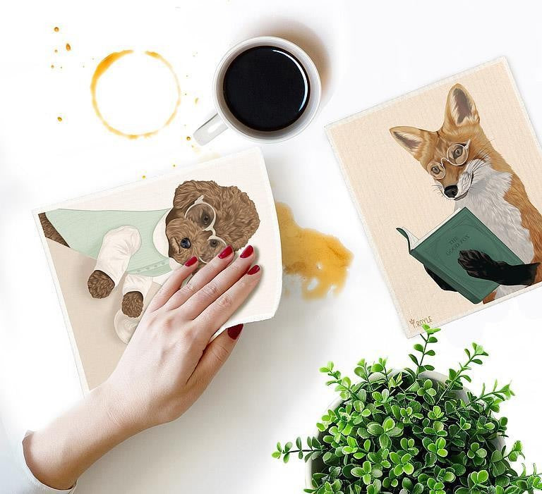 Reading Fox Swedish Dishcloth, Single