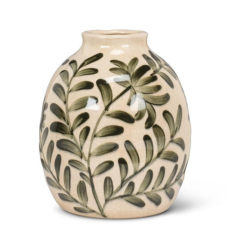 Frond Round Vase
