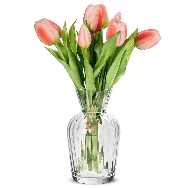 Small Optic Vase, 7"H
