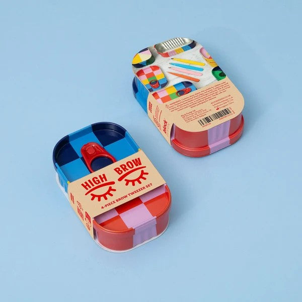 High Brow - 4 Piece Tweezer Set