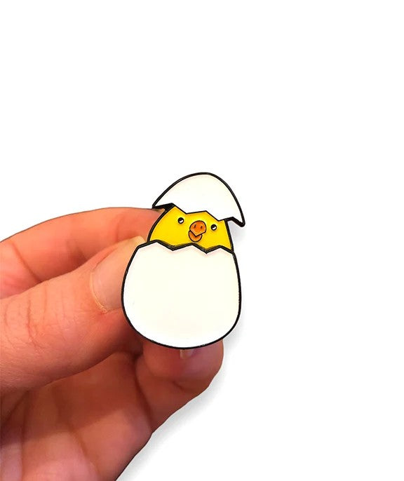Egg Enamel Pin