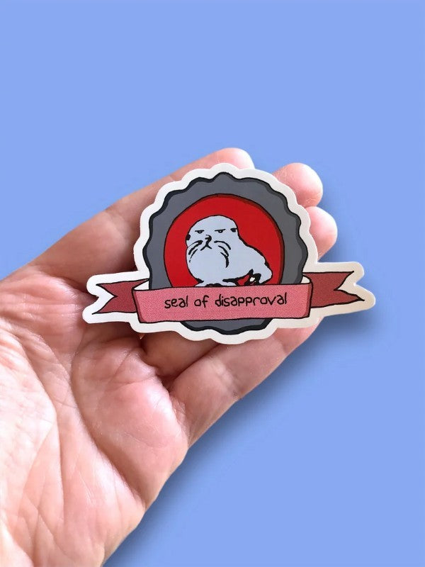 Seal Of Disapproval Vinyl Sticker