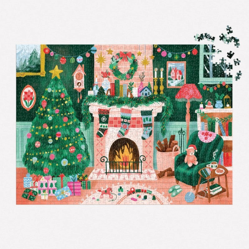 Cozy by the Fireplace | 1000 Piece Puzzle