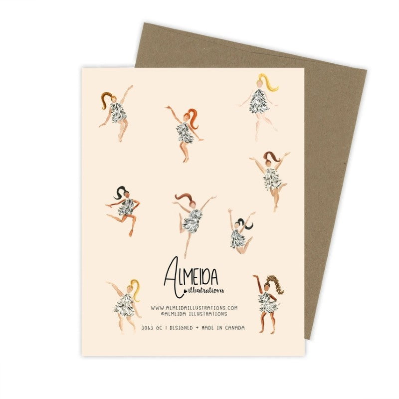 Disco Girls Birthday Card