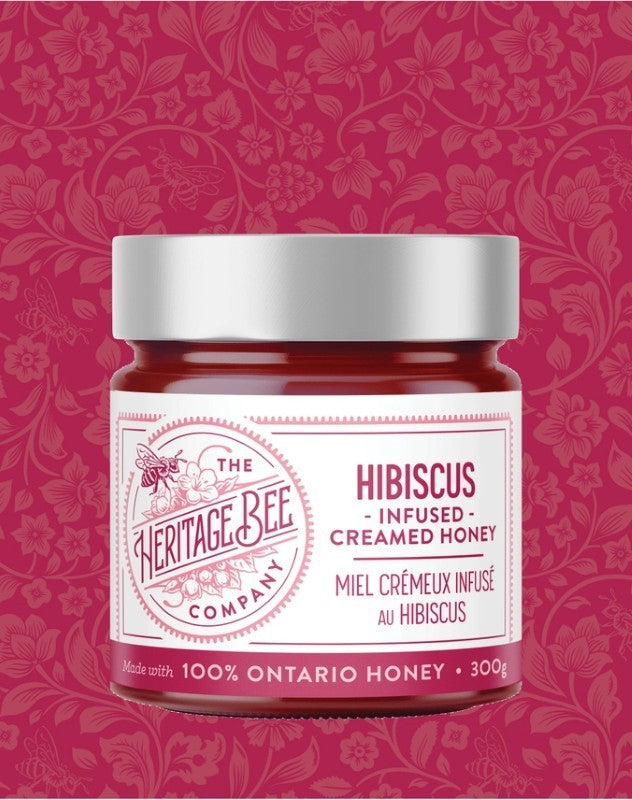 Hibiscus Creamed Honey, 300g