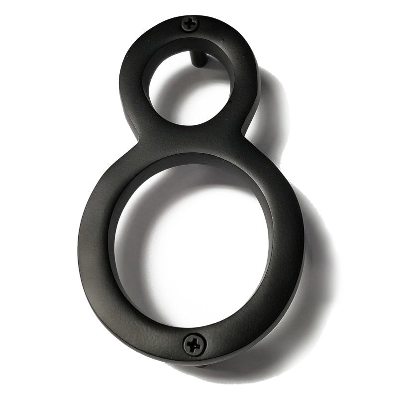 House Number '8' - Black