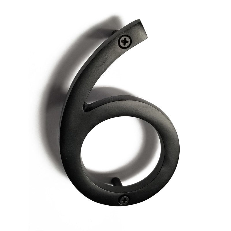 House Number '6' / '9' - Black