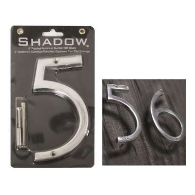 House Number '5' - Silver