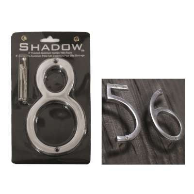 House Number '8' - Silver