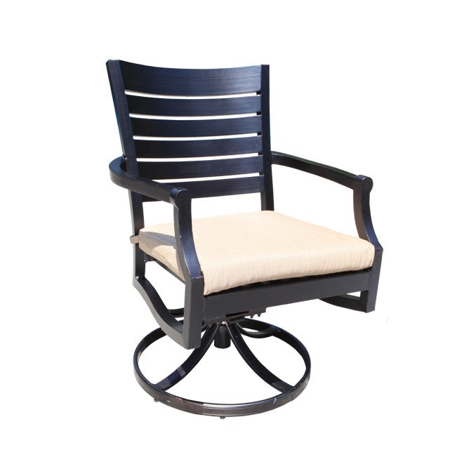 Mission Outdoor Dining Swivel Rocker