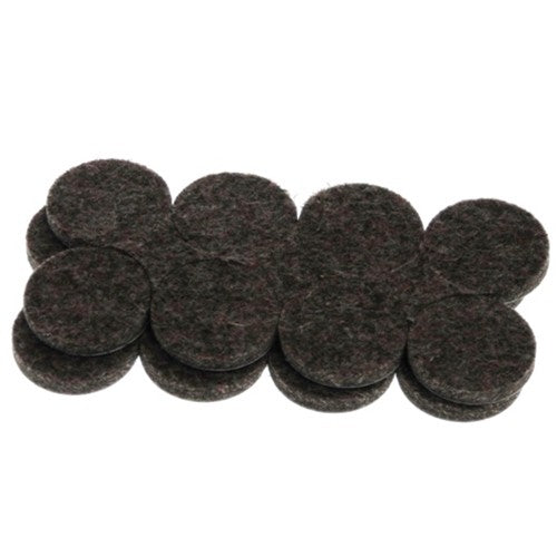 Flexi-Felt Adhesive Felt Pads - 1&quot; Disks, Set/2