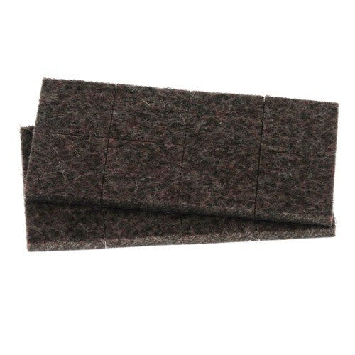 Flexi-Felt Adhesive Felt Pads - 15/16&quot; Square