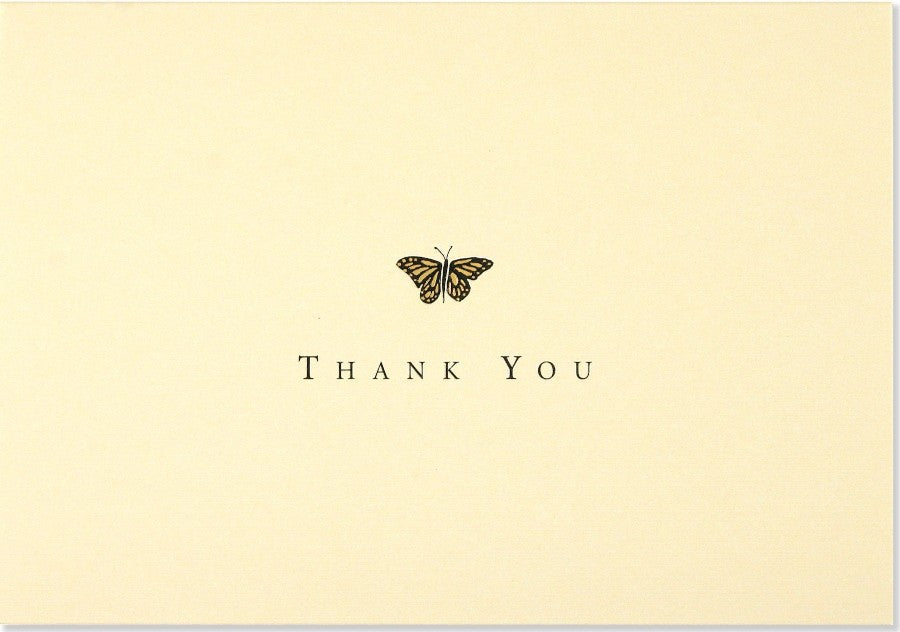 Butterfly Thank You Cards, Box of 14
