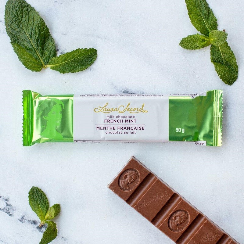 Laura Secord French Mint & Milk Chocolate Bar