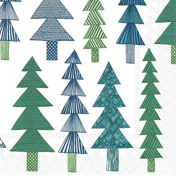 Kuusikossa Green Marimekko - Paper Napkins - Pack/20