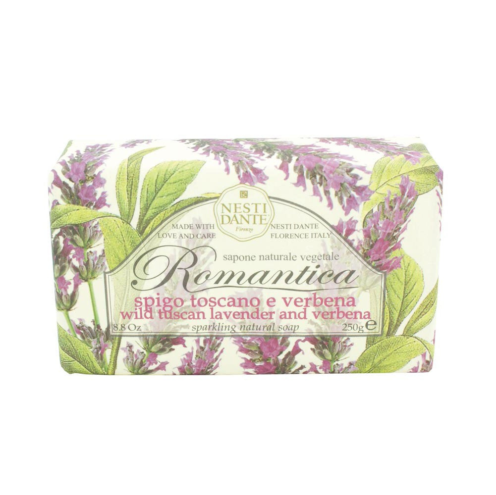 Nesti Dante Romantica Soap Bar, Tuscan Lavender &amp; Verbena