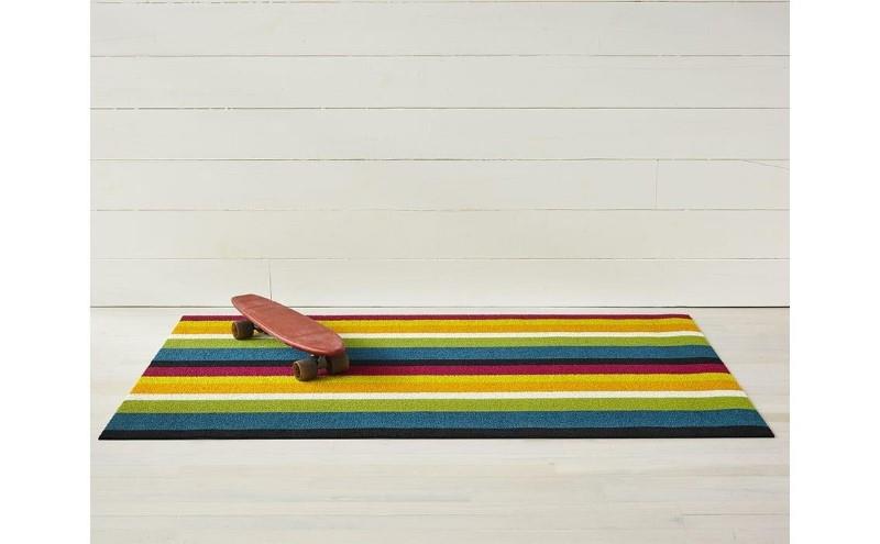 Chilewich Indoor/Outdoor Bold Stripe Shag Mat, Multi