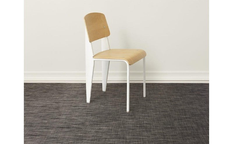 Chilewich Basketweave Woven Floor Mat, Carbon