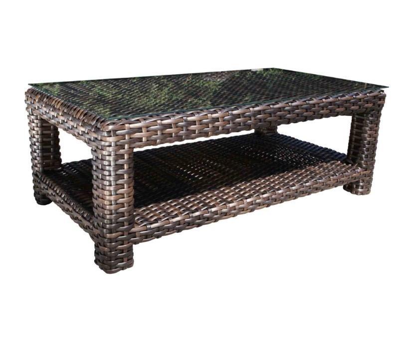 Louvre 48&quot; x 26&quot; Outdoor Coffee Table