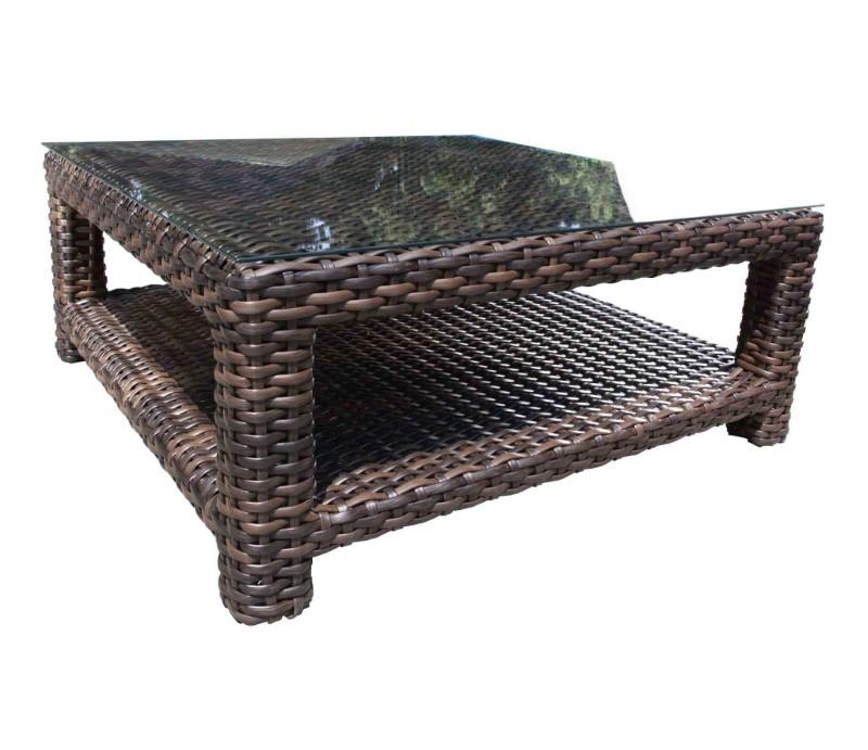 Louvre 42" Outdoor Square Coffee Table