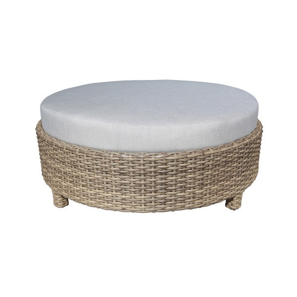 Riverside 48&quot; Outdoor Round Ottoman