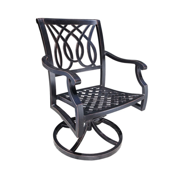 Bloom Outdoor Dining Swivel Rocker