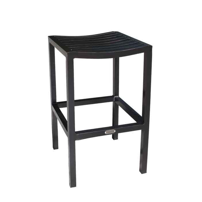 Mission Outdoor Backless Bar Stool