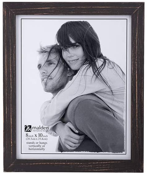 Rustic Linear Black Photo Frame, 8" x 10"