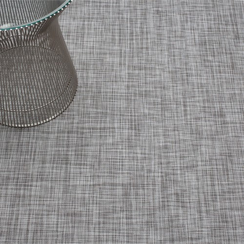 Chilewich Mini Basketweave Woven Floor Mat, Gravel