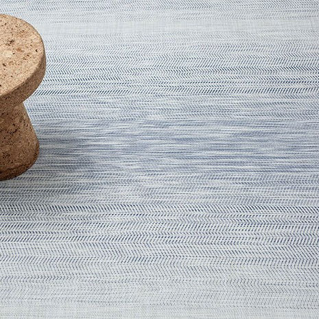 Chilewich Wave Woven Floor Mat, Blue